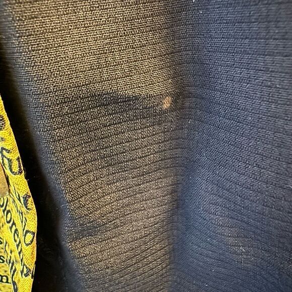 Graphic Button Up Newsprint Shirt Dress - Picture 2 of 6